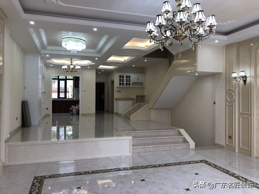 270m²欧式奢华别墅，百万级别全屋大理石筑造成功人士标配豪宅装修效果图片_7