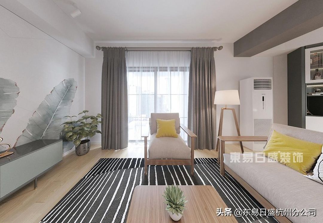 132㎡北欧风装修，一花一叶，足矣装修效果图片_4