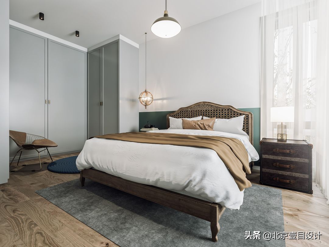 65㎡少见户型一居室改两居设计方案装修效果图片_10