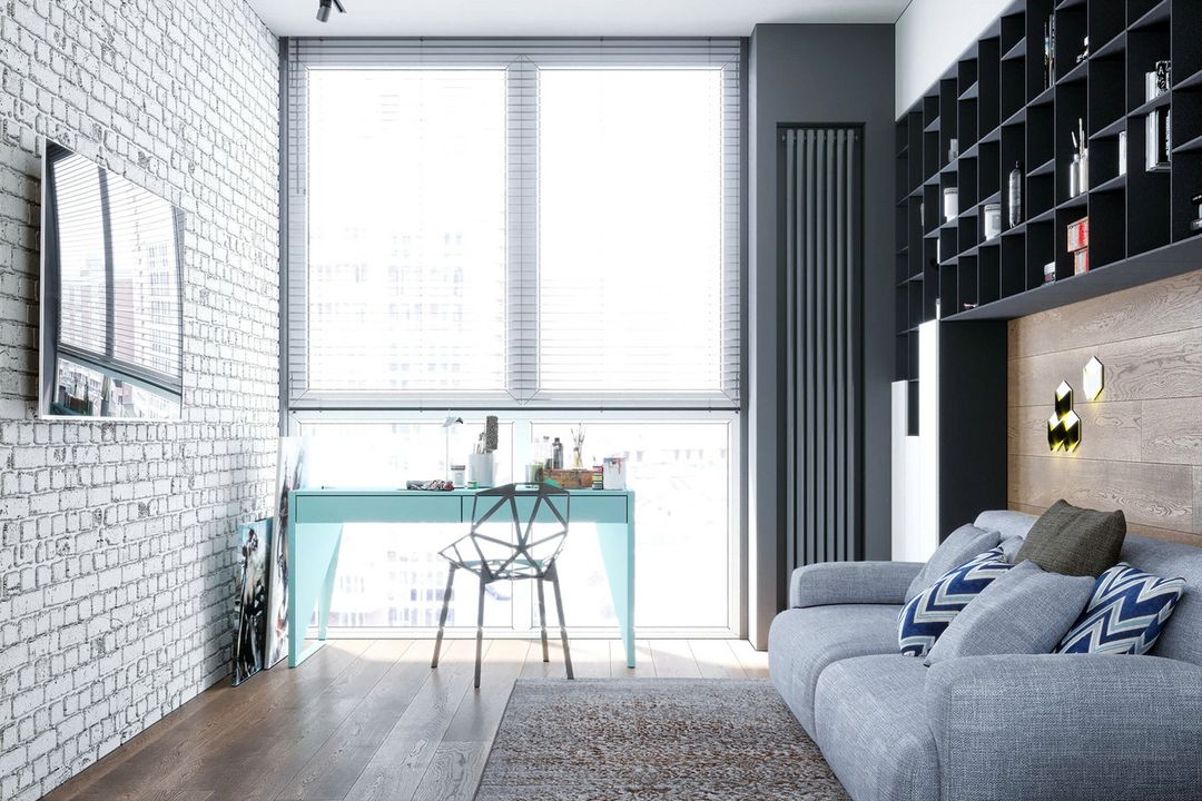 「家居设计」当北欧遇上工业风，颜值与格调兼备的理性生活装修效果图片_15