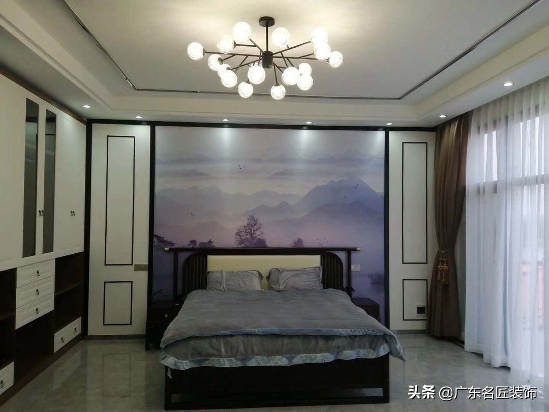 当地老板花200w自建新中式别墅，远离都市的桃源生活装修效果图片_10