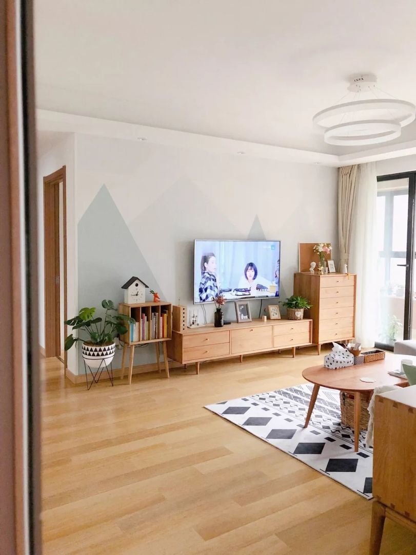 22个原木风客厅，越看越温馨装修效果图片_6