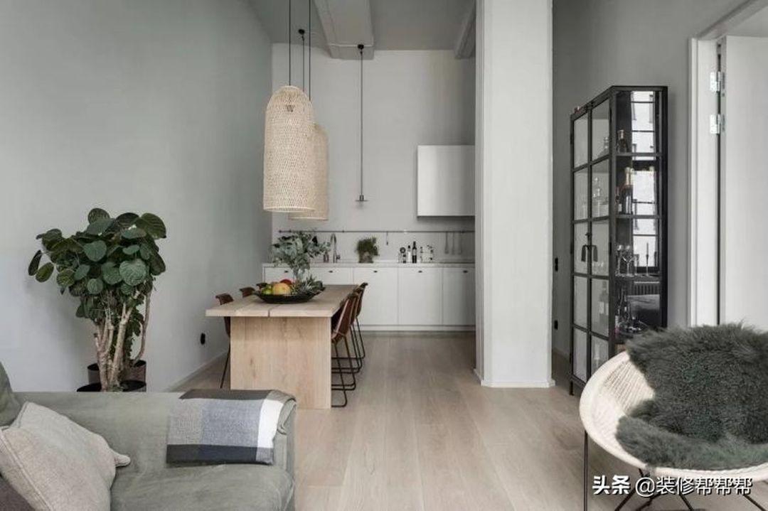93㎡充满灰色调的住宅，无意言语的魅力装修效果图片_8