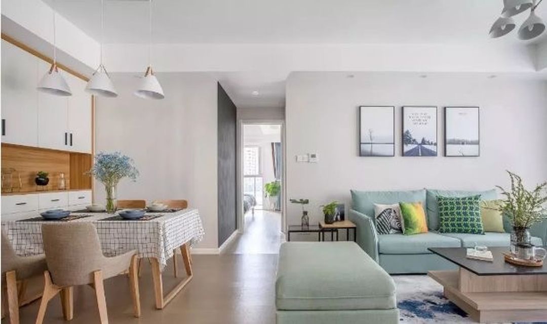 一眼就爱上的高颜值现代简约三居室，速来舔屏装修效果图片_4