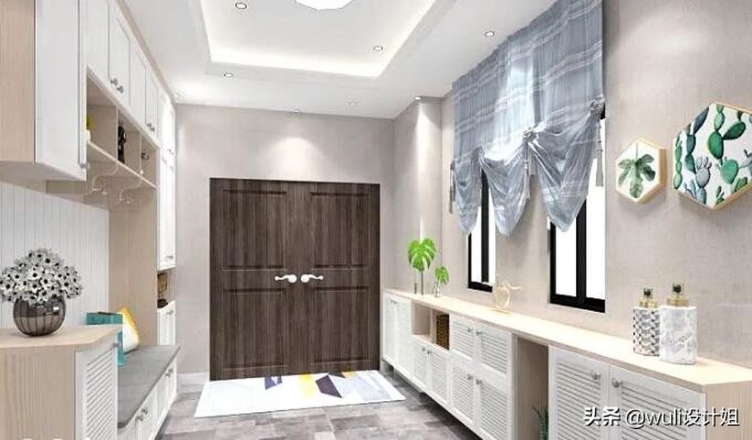 恕我直言，30个玄关设计总有一款适合你！装修效果图片_29