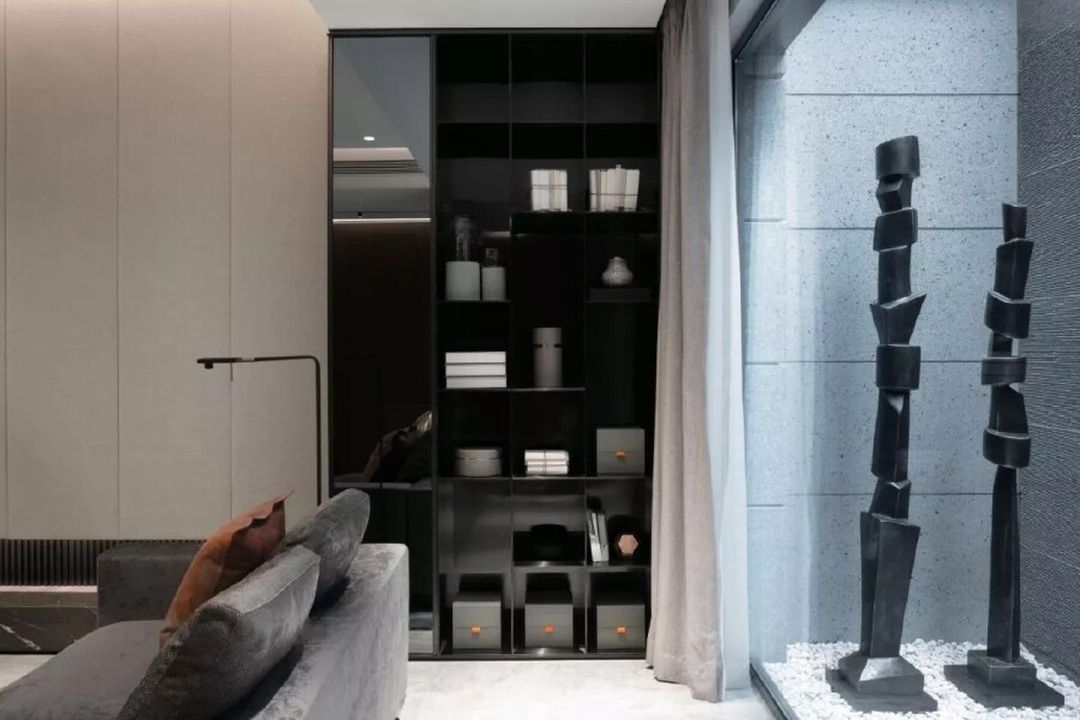 「家居设计」高端别墅样板房，静谧悠然的简约设计 | DIA丹健装修效果图片_28