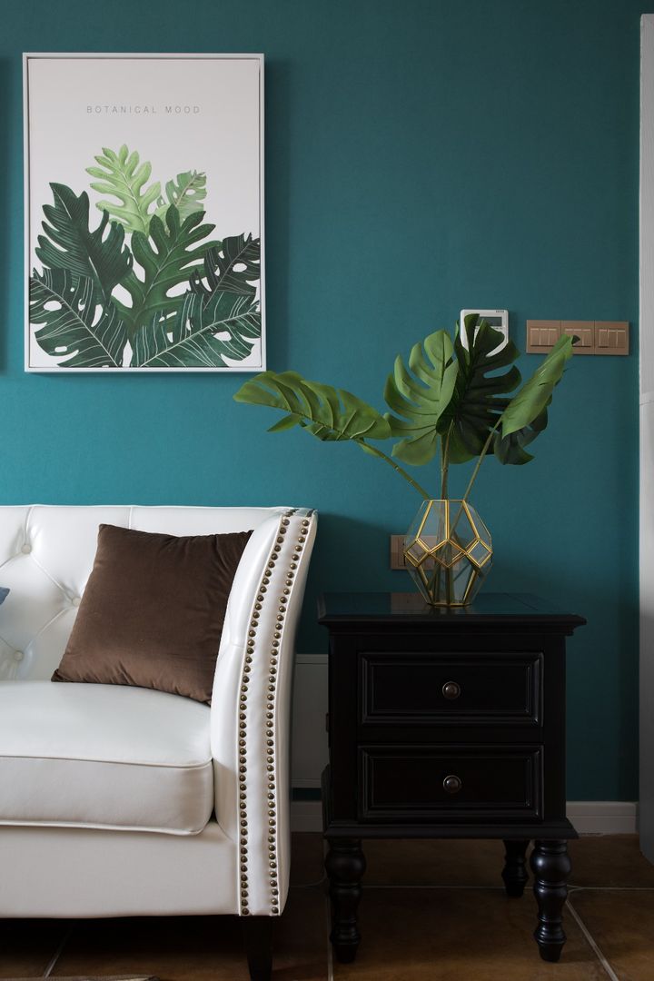 「家居设计」105m2现代美式，浪漫优雅，奢华端庄 | 自贡名筑设计装修效果图片_3