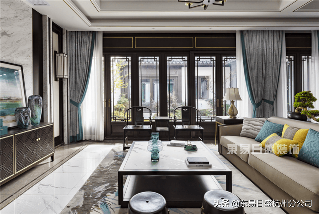 580㎡新中式装修实拍，东方灵性，与优雅一路前行装修效果图片_2