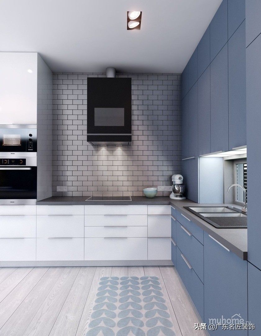 312m²简约风别墅，都是美好生活应该有的色彩装修效果图片_5