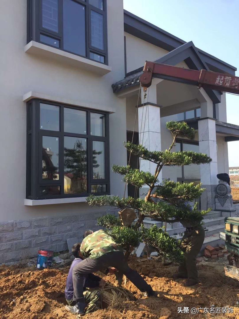 当地老板花200w自建新中式别墅，远离都市的桃源生活装修效果图片_3