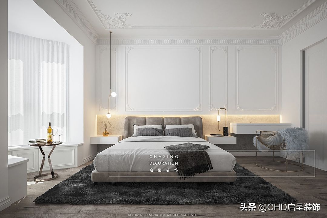 CHASING DESIGN 启呈 | 祈福·最近很流行的现代美式风格，超赞装修效果图片_4