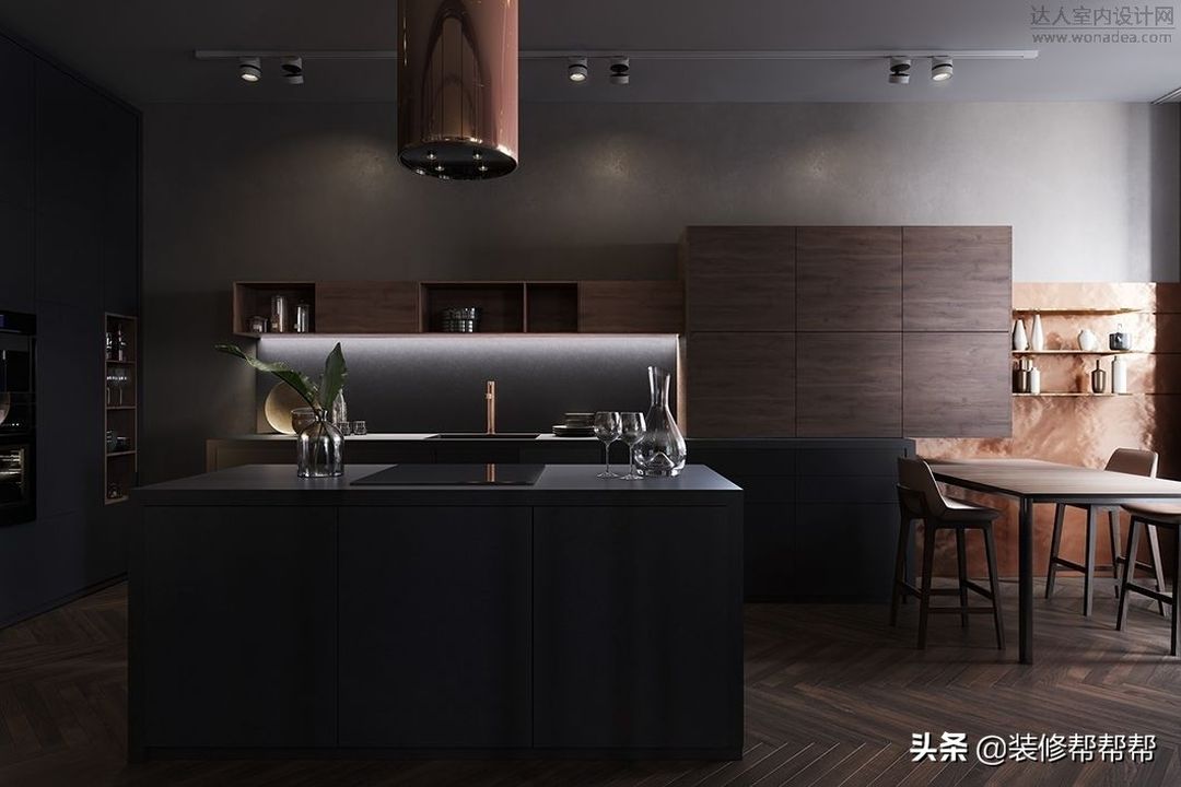高级黑的美，精选合集作品装修效果图片_39