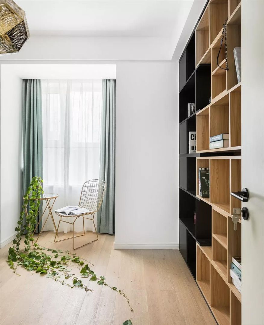 115㎡现代极简风，黑白灰冷色调，细节处理让这个家也不算很冷装修效果图片_13