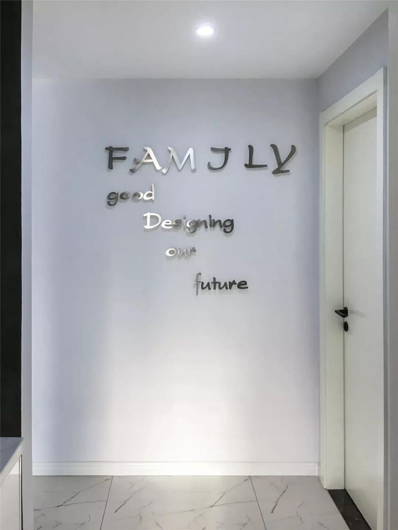 115㎡现代极简风，黑白灰冷色调，细节处理让这个家也不算很冷装修效果图片_3