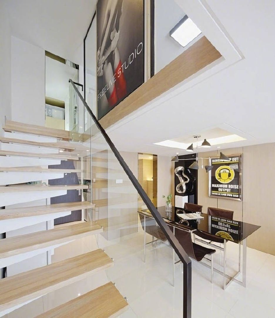 家居 | 现代简约复式家居装修效果图片_9