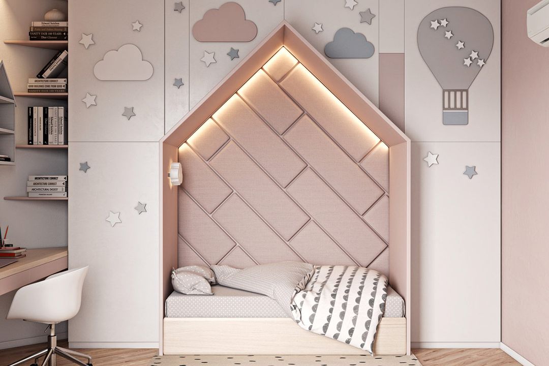 儿童房这样设计，fashion有趣也实用装修效果图片_3