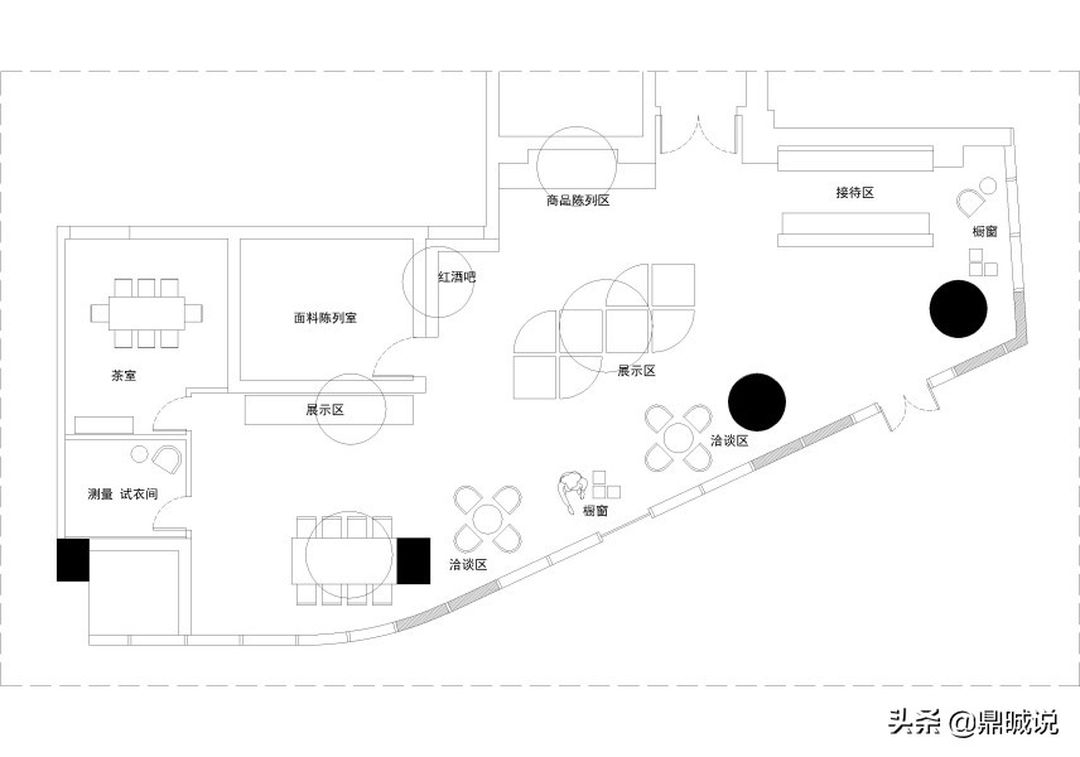 品牌男装店装修设计一例 165平米装修效果图片_9