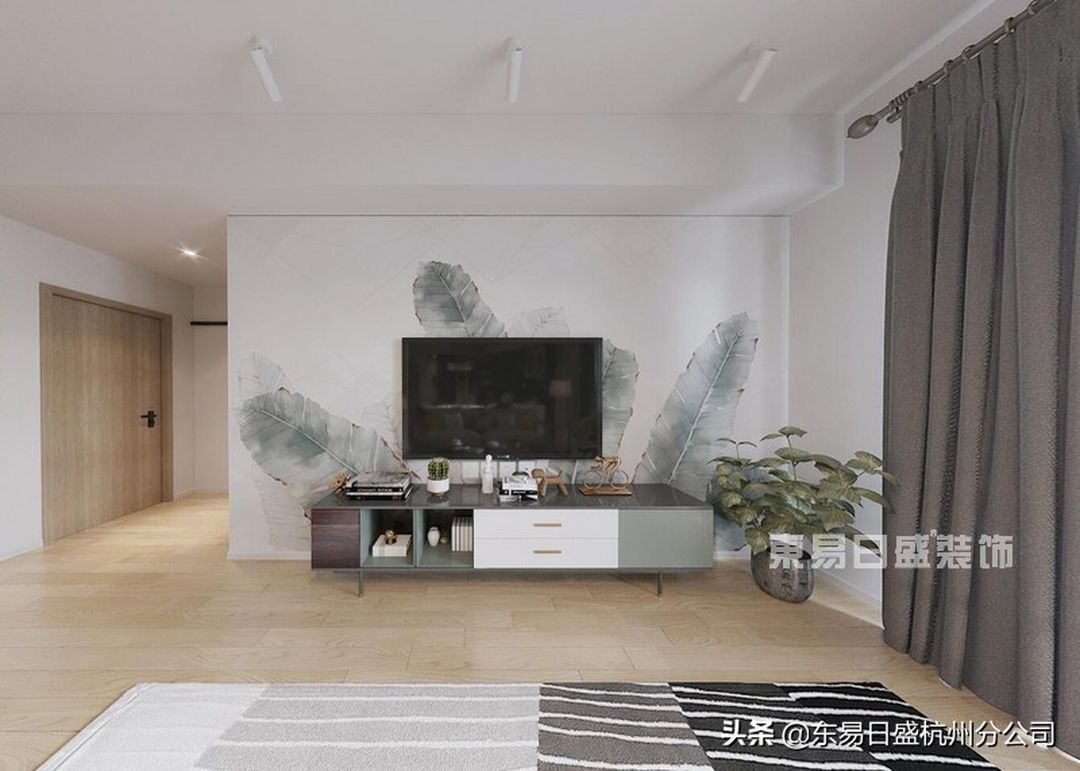 132㎡北欧风装修，一花一叶，足矣装修效果图片_3