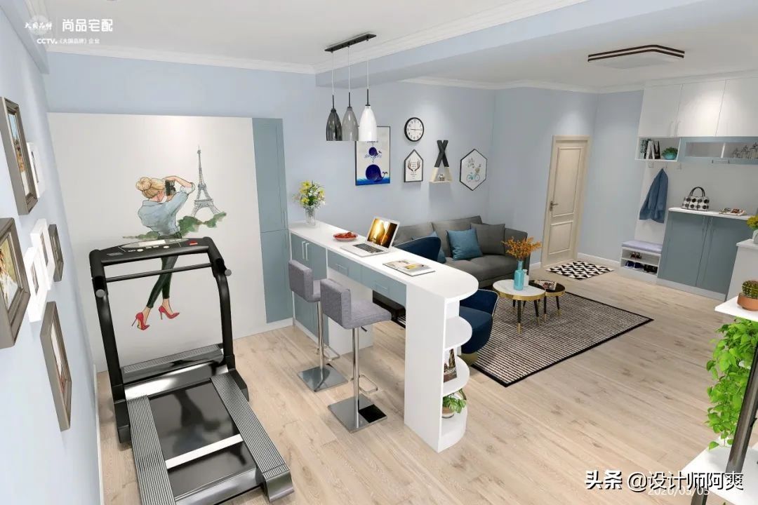 不会吧？你家客厅还在重复 沙发+电视+背景墙？这也太落伍了吧装修效果图片_21