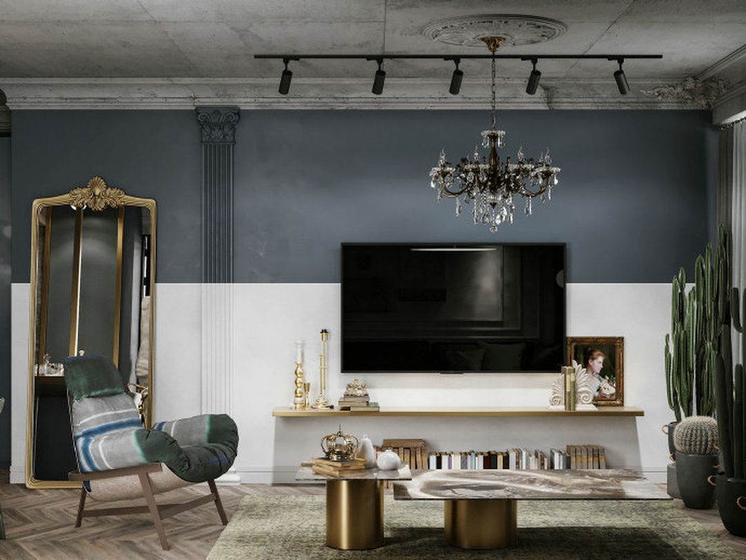 极简欧式 - 并不只有繁琐才能表达欧式装修效果图片_2