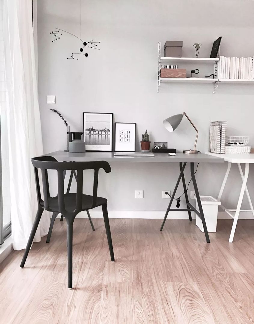 23张小户型简约书桌搭配设计，房间小可以参考装修效果图片_7