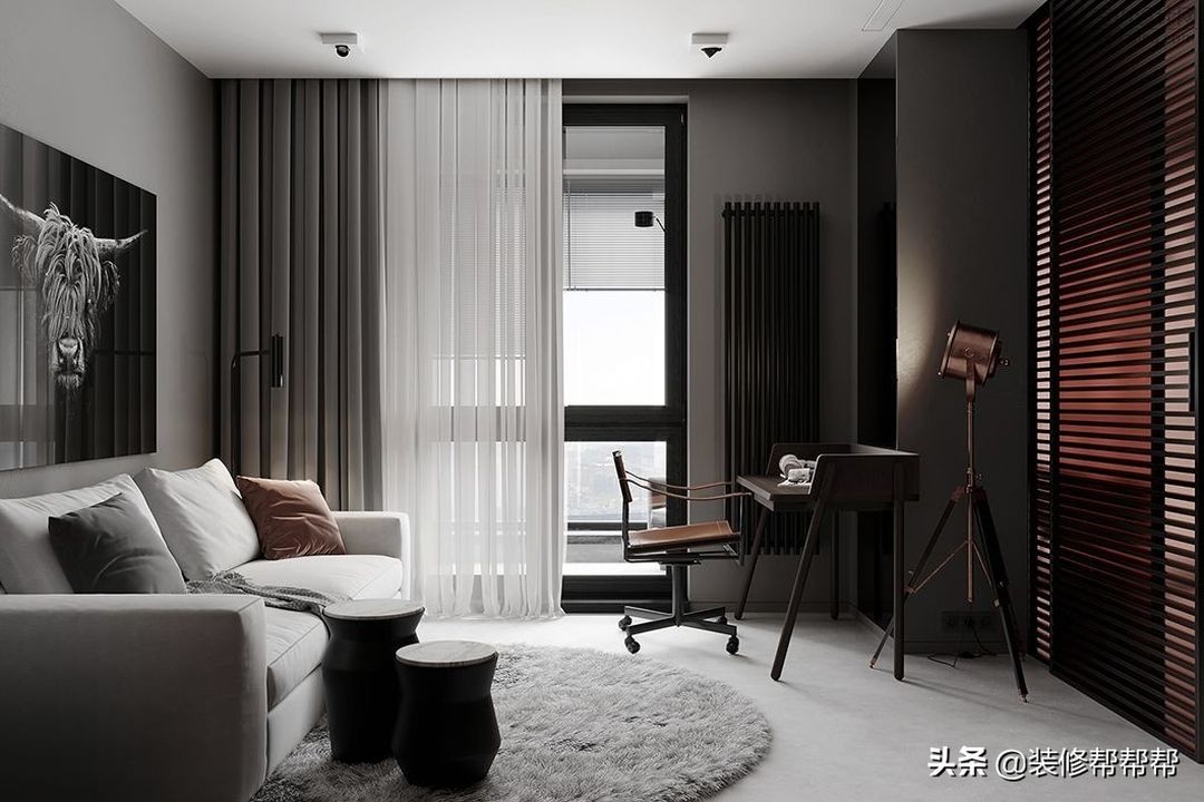 高级黑的美，精选合集作品装修效果图片_56
