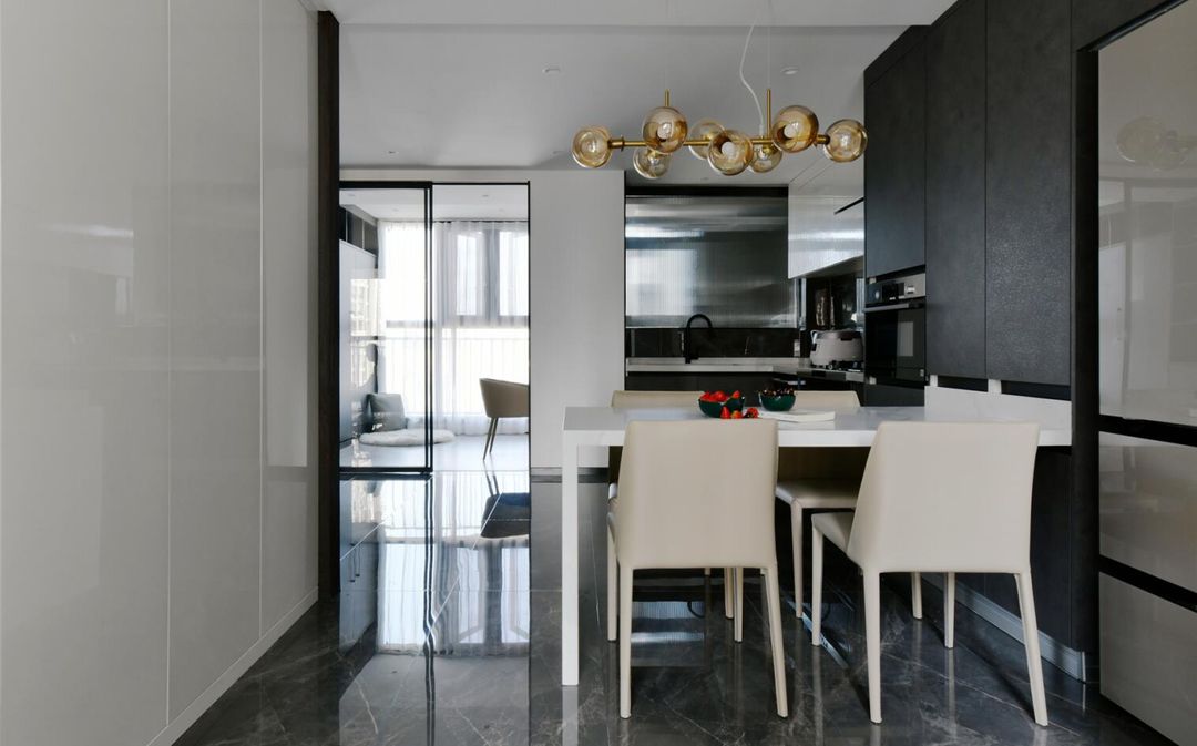 90平小户型也能装出轻奢风的感觉，档次瞬间提高装修效果图片_2