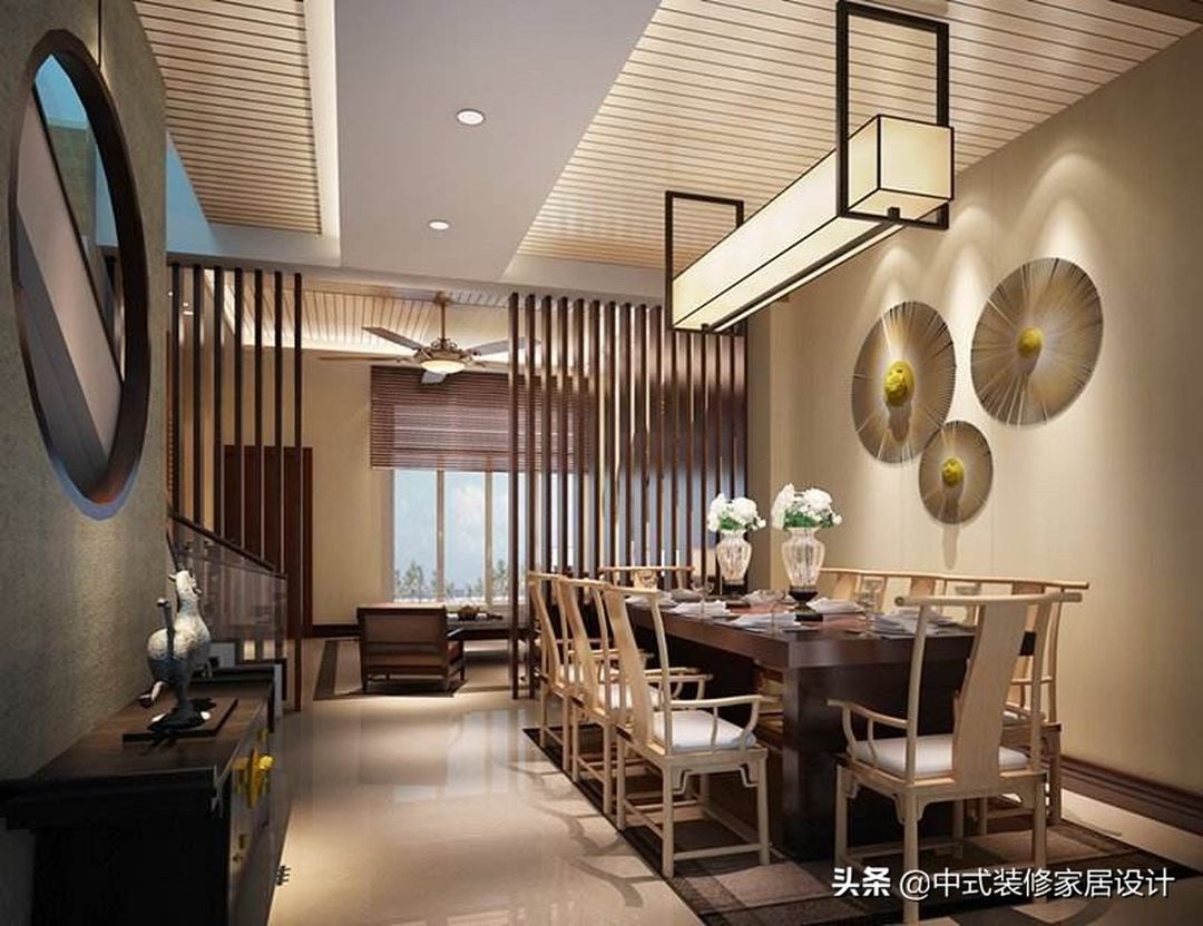 15个新中式餐厅案例，古典现代皆有，值得借鉴装修效果图片_9