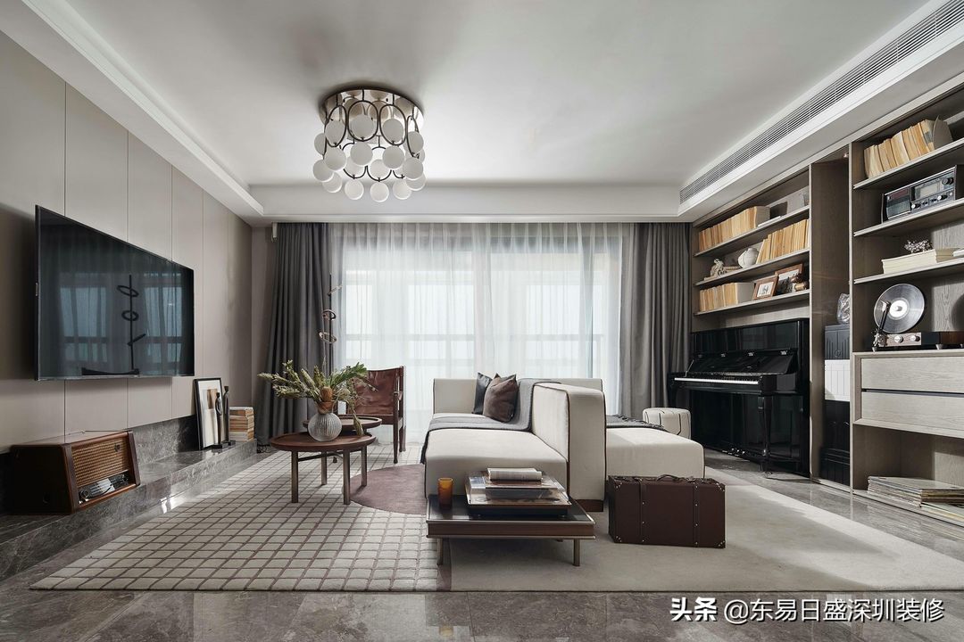 深圳金域国际，现代简约风装修效果图欣赏装修效果图片_2