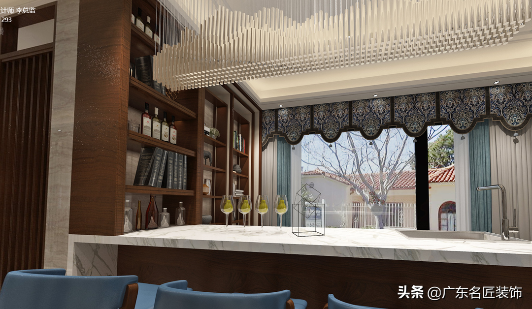 457m²新中式别墅府邸，一起揭开她至臻至美的尊容装修效果图片_16