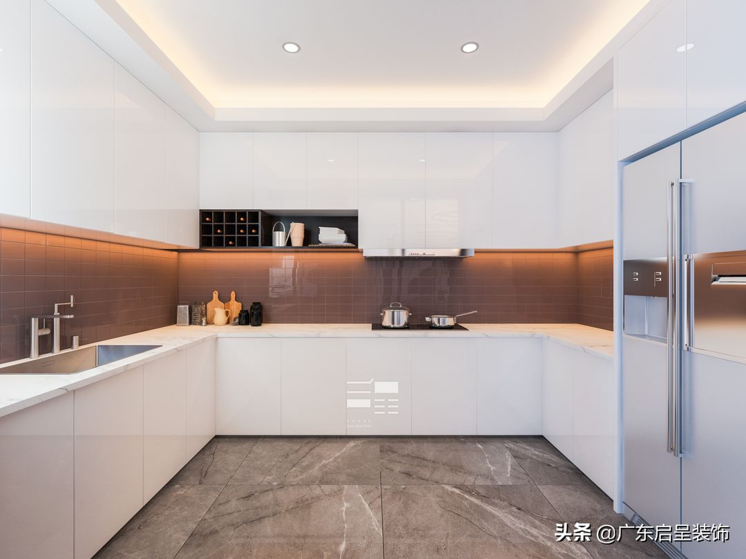 珠江御景湾｜208㎡现代简约风格装修效果图片_1