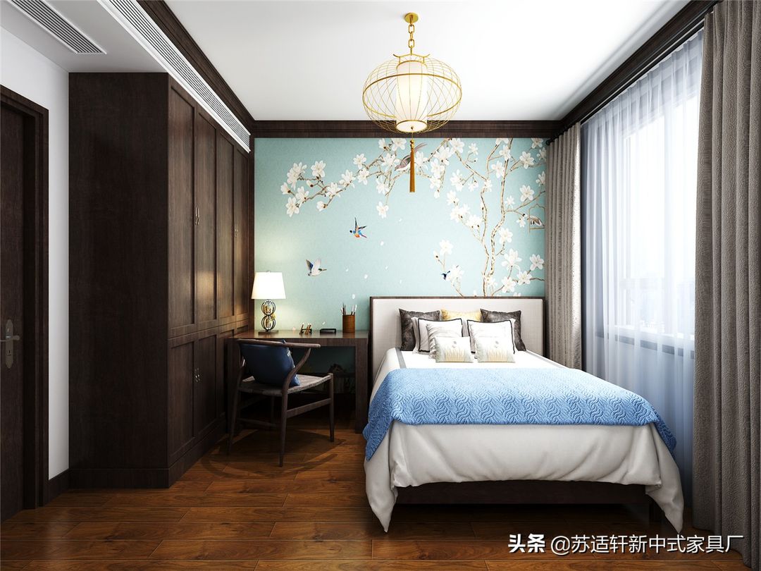 新中式风格三居客厅装修效果图装修效果图片_2