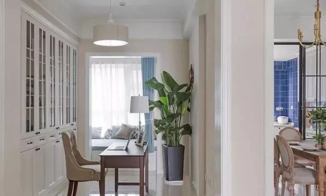 135㎡美式风三居，温馨而清新的生活感装修效果图片_9