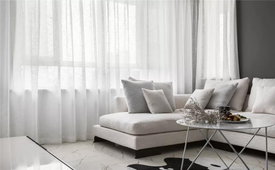 115㎡现代极简风，黑白灰冷色调，细节处理让这个家也不算很冷装修效果图片_5