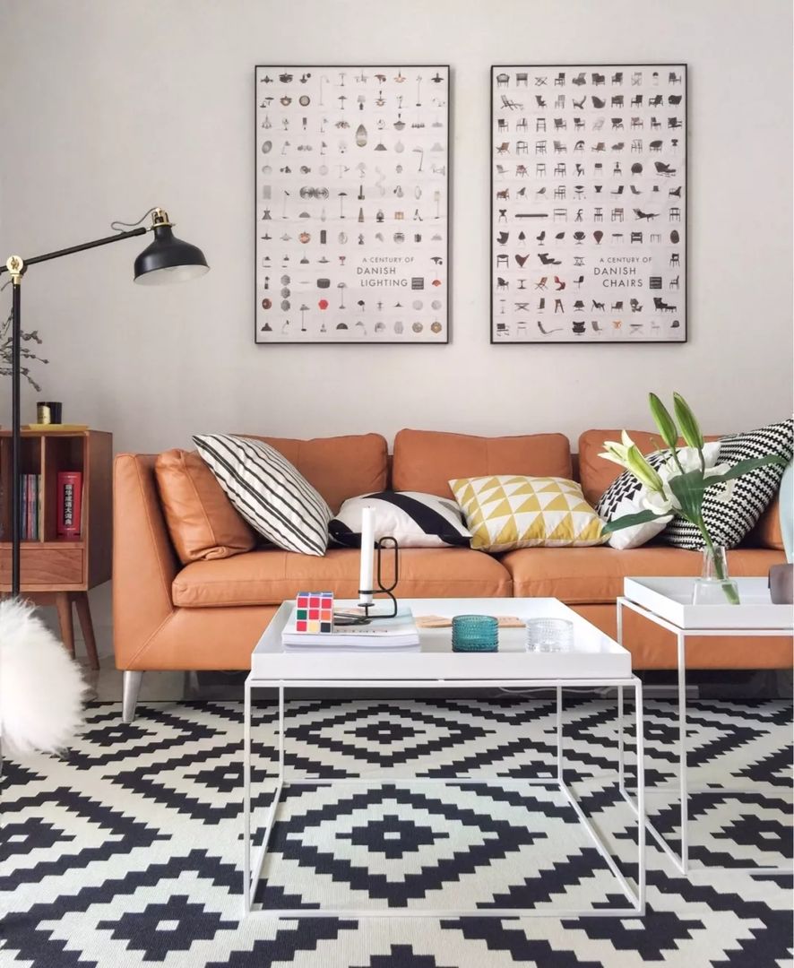 客厅摆上驼色沙发，轻松打造轻奢风装修效果图片_9