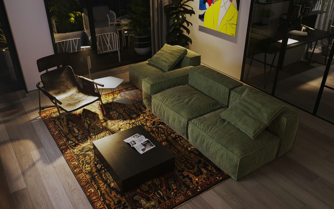 「家居设计」多彩新型北欧风公寓，充满创意与艺术感的独特设计装修效果图片_6