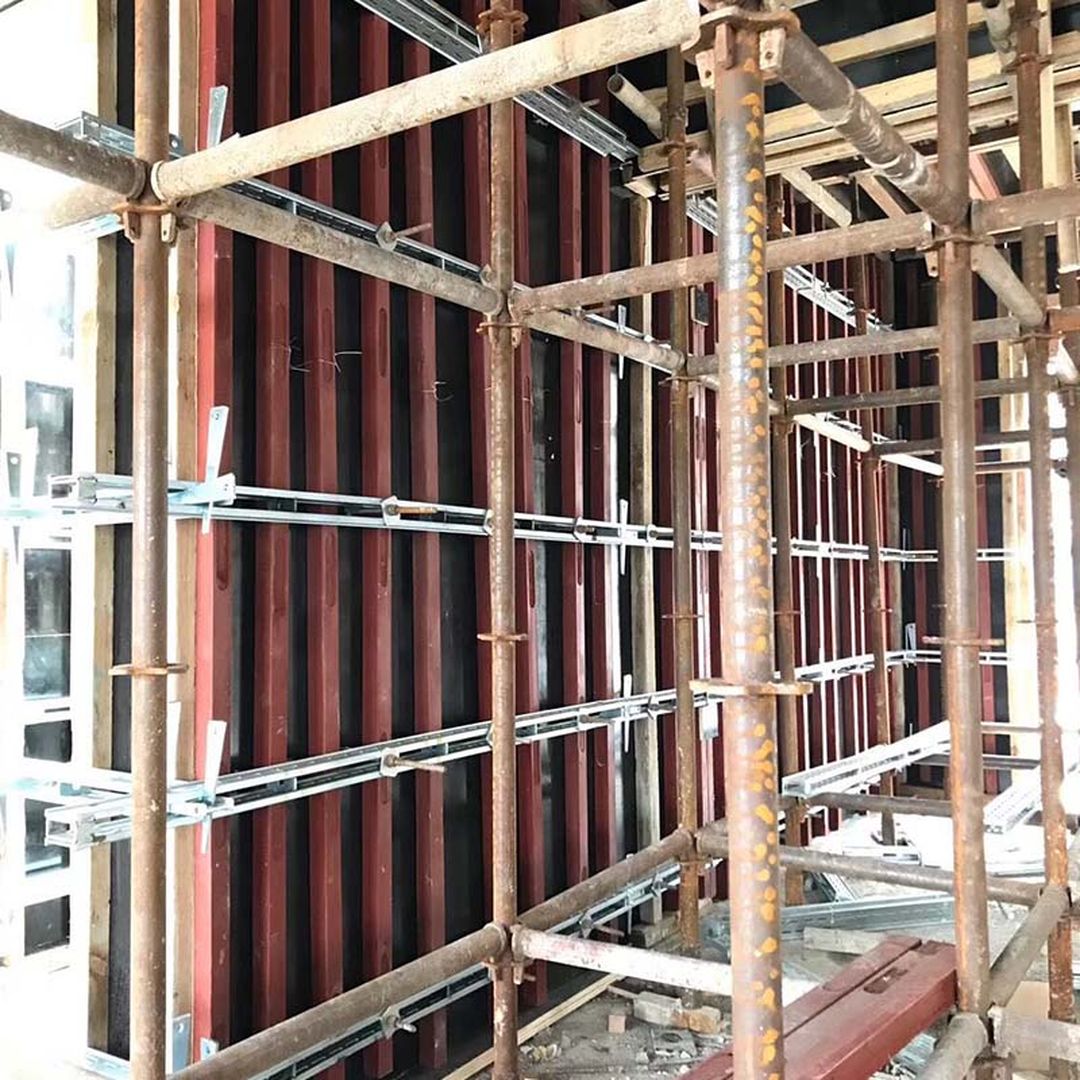 新型建筑模板钢支撑体系装修效果图片_5