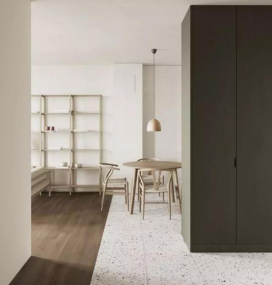 47㎡单身公寓装修，打造轻快时尚的温馨小家装修效果图片_2