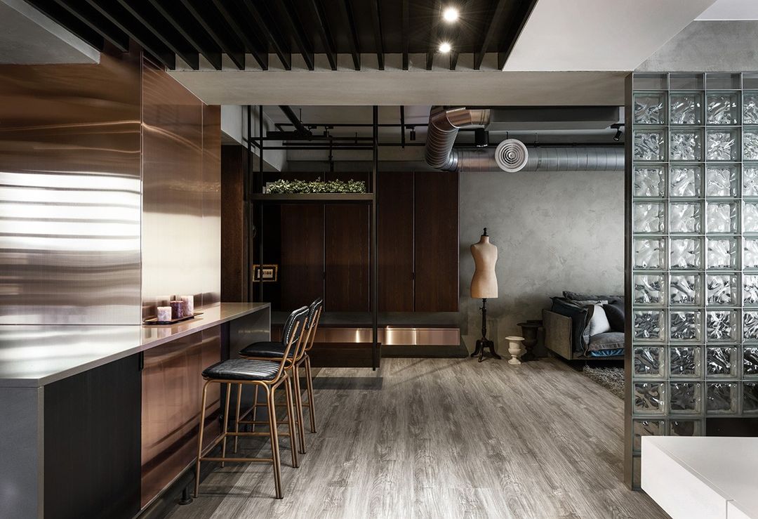 「家居设计」服装设计师的现代工业风住宅 | 浩室设计装修效果图片_2