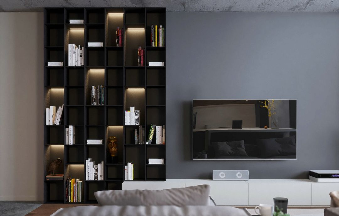 「家居设计」当北欧遇上工业风，颜值与格调兼备的理性生活装修效果图片_3