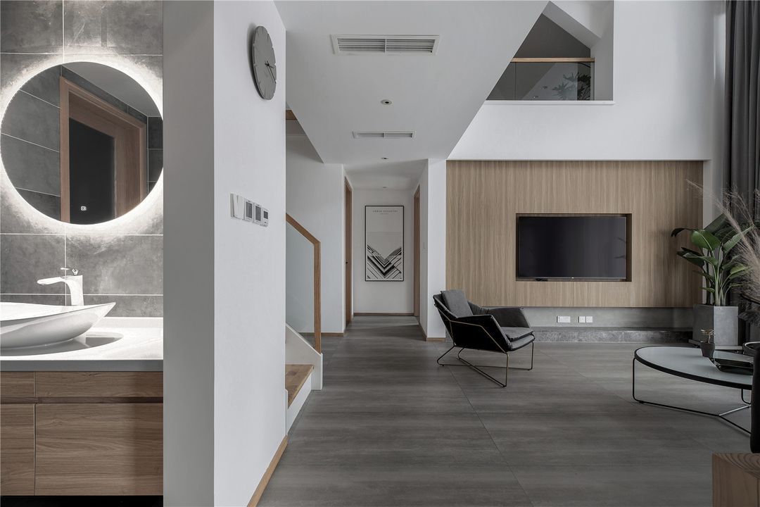 「家居设计」215㎡异形复式空间大改造「田·原」装修效果图片_22