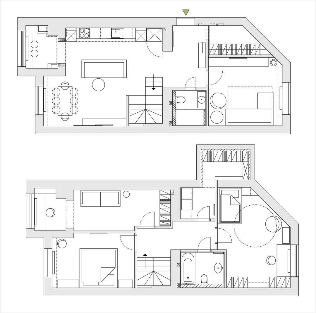 「家居设计」北欧风小复式设计，清新文艺装修效果图片_4