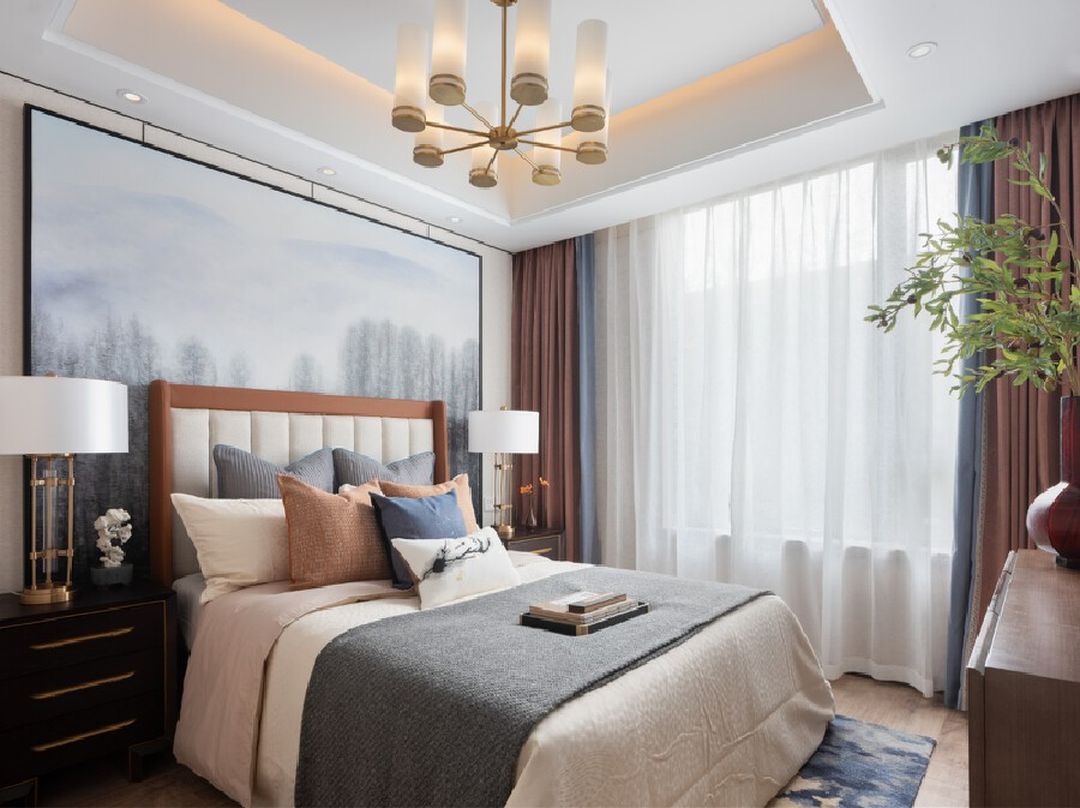 「家居设计」和泓·桃李春风新中式 | 品辰设计装修效果图片_25