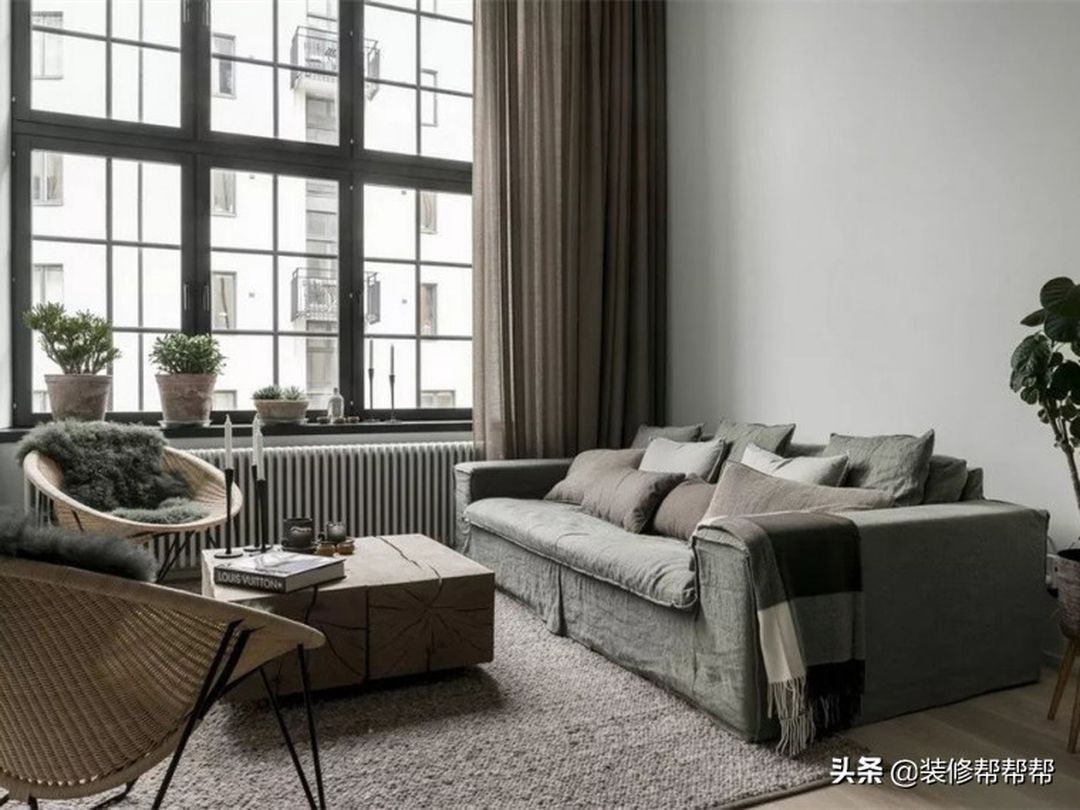 93㎡充满灰色调的住宅，无意言语的魅力装修效果图片_1