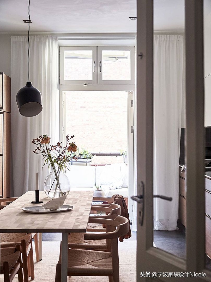 北欧莫兰迪色系的2室小户型公寓装修效果图片_6