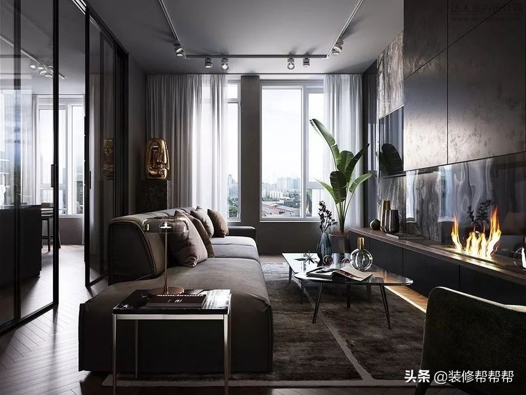 高级黑的美，精选合集作品装修效果图片_35