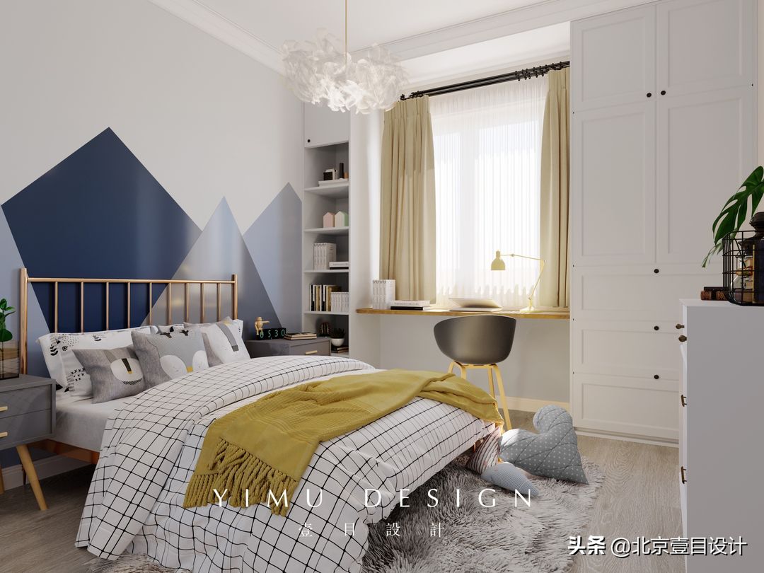 超好看的时尚儿童房装修效果图片_7