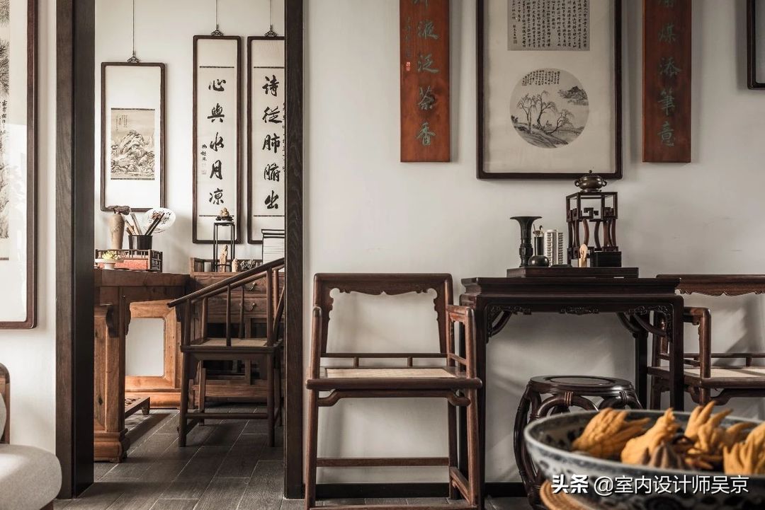 200m²中式小别墅。装修效果图片_2