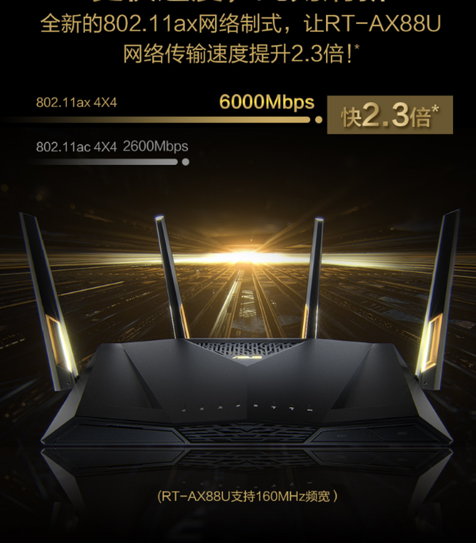 巅峰24小时，高端路由华硕RT-AX88U，你值得拥有装修效果图片_2