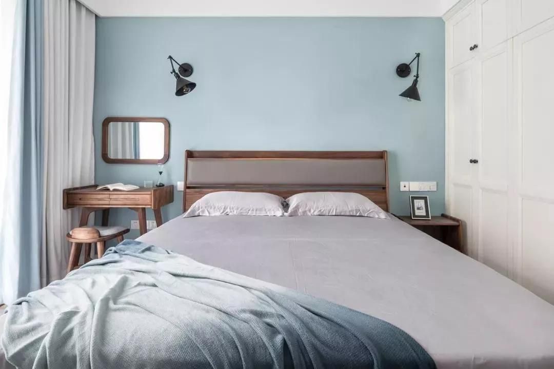 120㎡简约三居室，巧用靛蓝色，让这个家美的与众不同装修效果图片_6